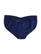 Load image into Gallery viewer, Supima® Cotton V-kini Navy -  Small