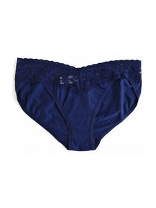 Supima® Cotton V-kini Navy -  Small