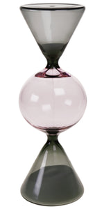 Candy Shape Pink-Grey Color Sand Timer 15 Minutes